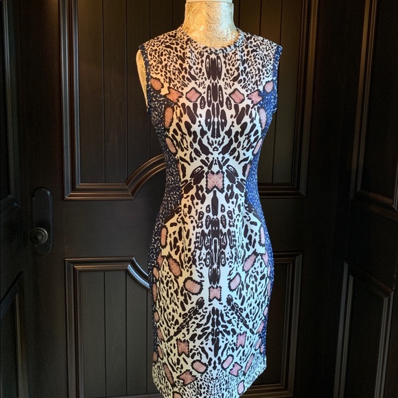 Yigal Azrouel Animal Print Scuba Dress - Picture 2 of 7